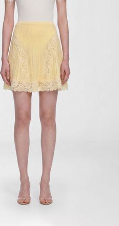 Self Portrait Gonna in maglia di viscosa e pizzo Self-Portrait