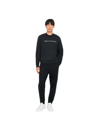 A|X Armani Exchange herensweatshirt donkerblauw