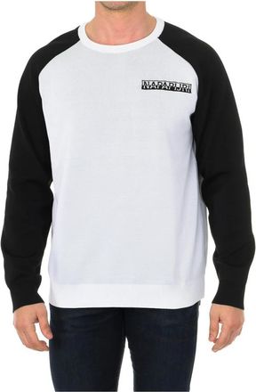 Napapijri Tops met lange mouwen - Heren - Longsleeves - Wit - L - Polyester - Tops