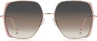 BOSS 58mm Gradient Square Sunglasses in 0Bku-Pr at Nordstrom Rack