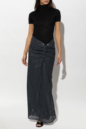 CHRISTOPHER ESBER Dress With A Sequin Hem, Womens, Black