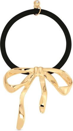 Ettika Bow Organica Ponytail Holder in Gold at Nordstrom