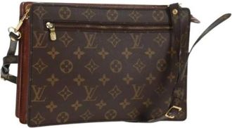 Louis Vuitton Pre-owned Cross Body Bags, female, Brown, Size: ONE SIZE Pre-owned Vintage Cross Body Bag