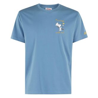 MC2 Saint Barth Heren, Tops, Blauw, Maat: S Katoen