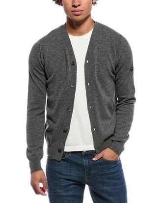 Comme Des Gar&ccedil;ons Black Heart Sleeve Cardigan