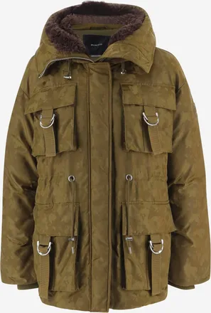 Pinko Pinko nylon jas met capuchon