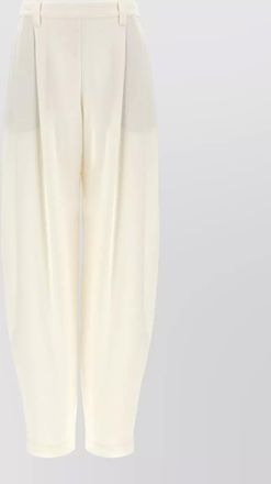 Brunello Cucinelli silk slouchy tailored trousers