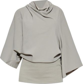 Rick Owens Cylinder Top - Dames - Blouses - Grijs - S - Overhemden