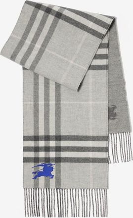 Burberry Reversible EKD Check Cashmere Scarf