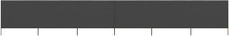 vidaXL 6-panel Wind Screen Fabric 800x160 cm Anthracite vidaXL