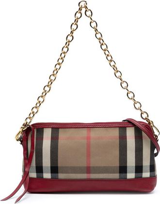 Burberry Pre-owned Burberry House Check Canvas Abindon Convertible Clutch CFPPAN1301