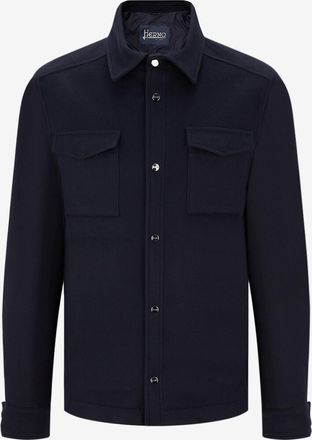 Herno Lang&auml;rmeliges Flanellhemd