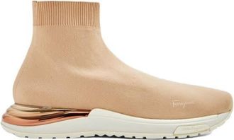 Ferragamo Ladies Beige Sneakers, US Size 8.5