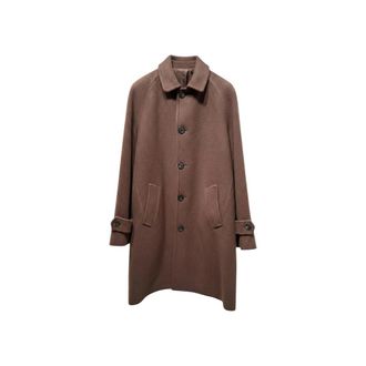 Circolo 1901 Single-Breasted Coat - Heren - Mantel - Bruin - XL - Jassen