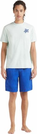 Vilebrequin Mens Embroidered Turtle Cotton T-Shirt in Pacific at Nordstrom, Size Medium