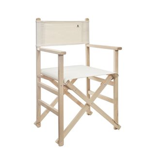 Scalpers Silla de madera de haya blanco crudo 41x56x86 cm