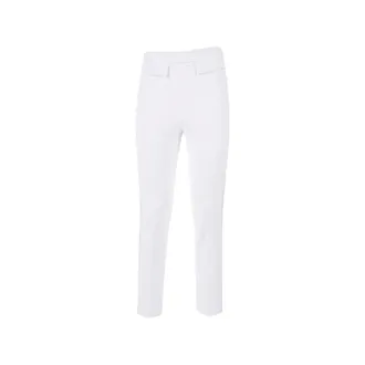 Elisabetta Franchi Cropped Trousers, female, White, Size: XS Cropped Trousers