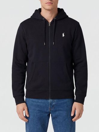 Polo Ralph Lauren Zip-Up Hoodie in Cotton Blend with Pony Logo