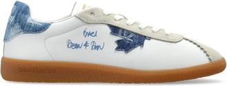 Dsquared2 Schoenen, Dames, Wit, 39 EU, Leer, Rebel Sportschoenen