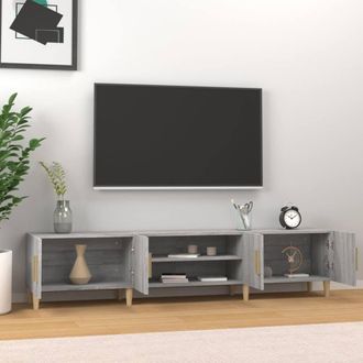 Berkfield Home TV Cabinet Grey Sonoma 180x31.5x40 cm Engineered Wood