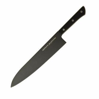 OEM Cuchillo De Chef Samura Shadow De 24 Cm, Acero Aus-8, Revestimiento Antiadherente