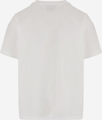 Casablanca Mens Cotton T-Shirt White Organic T-Shirts And Polos