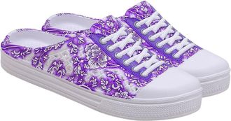 UPKOCH Comfortable Women Beach Slippers Hollowed Lightweight Summer Sandals for Garden Outdoor Anti-slip Supple Sole Purple