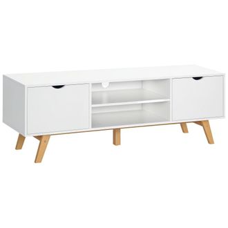 HOMCOM Soporte para tv 150x39x50 cm blanco