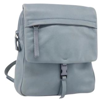 Prada Pre-owned Backpacks, female, Blue, Size: ONE SIZE Pre-owned Vintage Backpack