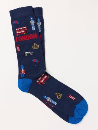 Fat Face FatFace London Socks in Navy