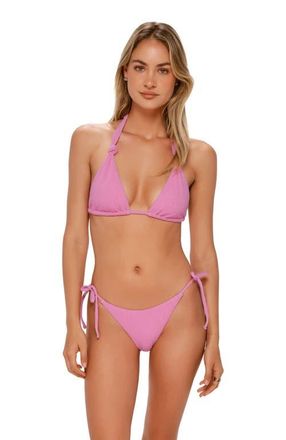 Swim Systems McKenna Tie Side Bikini Swim Bottoms in Cotton Candy Scrunch at Nordstrom, Size X-Small