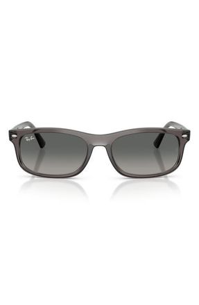 Ray-Ban Rectangular Sunglasses in Opal Light Grey /Grey at Nordstrom