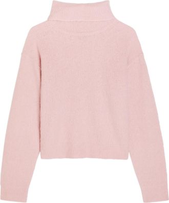Paige Viviana Roll-neck Knit Jumper - Pink - S (UK8-10 / S)