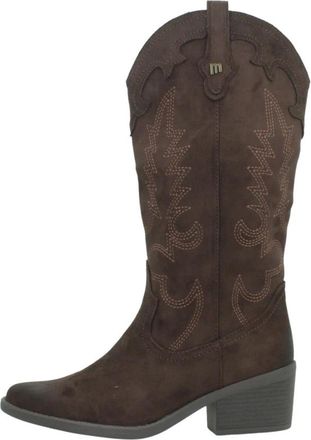 Mtng Tanubis Botin Campera - Dames - Cowboylaarzen - Bruin - 38 EU - Leer - Schoenen