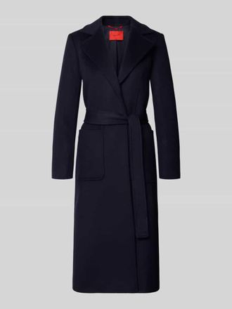 Max & Co. Regular Fit Wollmantel mit Reverskragen Modell RUNAWAY in Marine, Gr&ouml;&szlig;e 44