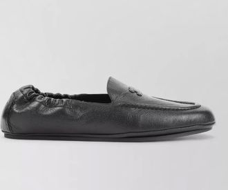 Celine triomphe loafer elasticated heel round toe