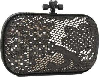 Bottega Veneta Pre-owned Metal Pouch - Dames - Vintage Clutch - Grijs - ONE Size - Vintage