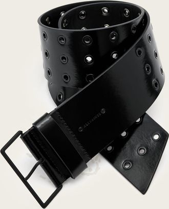 AllSaints Mia Leather Waist Belt
