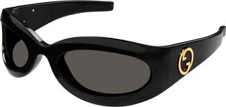Gucci GG1247S 001 Womens Sunglasses Black Size 60 - Free RX Lenses - Free RX Lenses