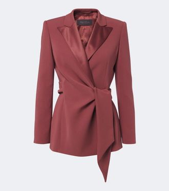 Max Mara Giacca a portafoglio Elegante con raso