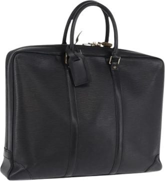 Louis Vuitton Pre-owned Business Bag - Dames - Vintage Handtas - Zwart - ONE Size - Leer - Vintage