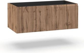 TFT Home Furniture Base portalavabo 1 cestone ZIP quercia