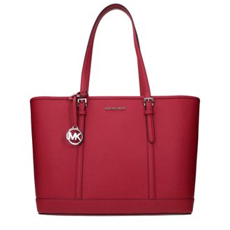 Michael Kors Red Leather Shoulder Womens Bag