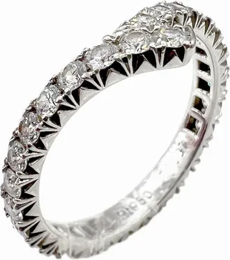 Harry Winston Platinum Platinum 950 Band Ring (Pre-Owned)