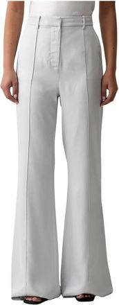 Trussardi Wide Broeken - Dames - Wijde Broeken - Blauw - L - Broeken