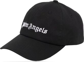 Palm Angels Classic Logo Cap Black White PMLB003C99FAB0011001