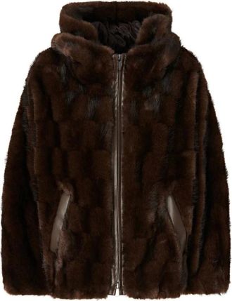 Pinko Pinko, Jassen, Dames, Bruin, XS, Polyester, Cadetia Cape