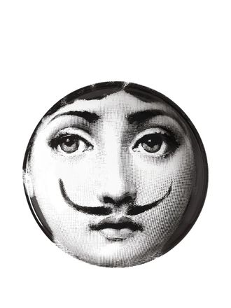 Fornasetti Tema e Variazioni N.21 ashtray (13cm) - Black