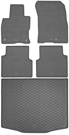 OEM Juego De Alfombrillas De Goma Para Coche Y Alfombrilla Para Maletero Para Ford Kuga Iii Suv A Partir De Abril De 2020