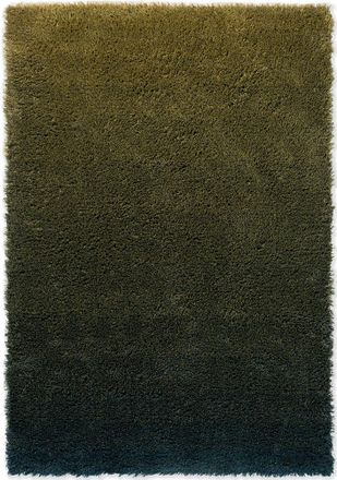 Brink & Campman Hochflor Designer Teppich Shade High Brass/Indigo - aus 100% reiner Schurwolle